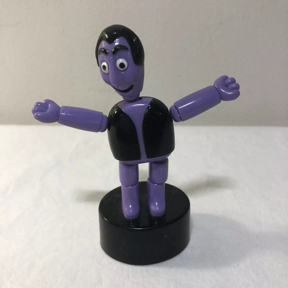 Rare TM Toys Collapsable Push Bottom Vintage Bunny Toy Hong Kong & Frankenstien - Picture 4 of 12